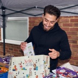 Kem Cetinay is helping the less fortunate this Christmas