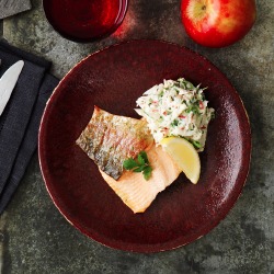 Healthy Recipes: Grilled trout with Apple and fennel Remoulade