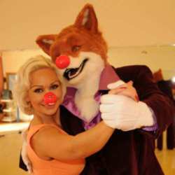 Kristina Rihanoff Fools Around With Foxy For Comic Relief