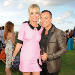 Laura Whitmore and Julian MacDonald at the event
