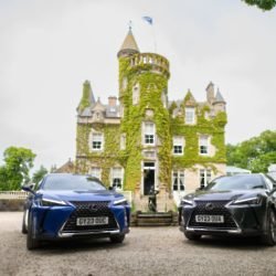 The All Electric Lexus UX300e at Carlowrie Castle