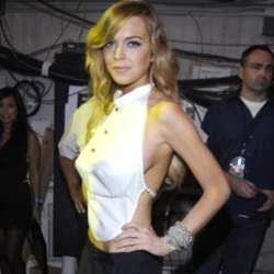 Lindsay Lohan looking skinny last year