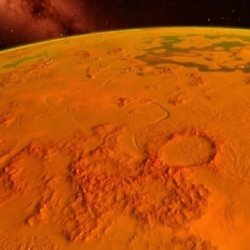 Mars Scientific illustration