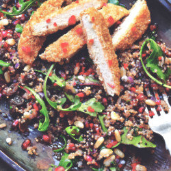 Herb Escalope & Quinoa Salad