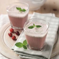 Detox Drinks: Mint and Cranberry Smoothies