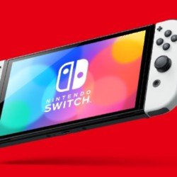 The new Nintendo Switch (OLED model) in black and white / Picture Credit: Nintendo
