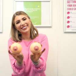 Olivia Buckland is promoting self check examinations