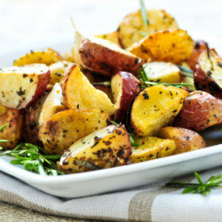Vegan Orange Roast Potatoes