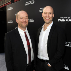 Writers Christopher Markus (L) and Stephen McFeely