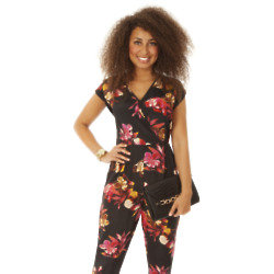 The floral jumpsuit is a style hit, especially for £4.99