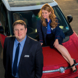 Peter Kay and Sian Gibson star in Car Share