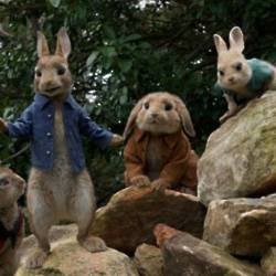 Peter and his rabbit friends / Picture Credit: Columbia Pictures