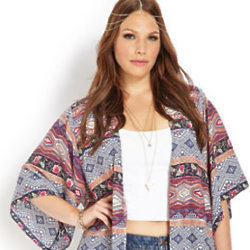 This Plus size kimono from Forever 21 is perfect for fesetivals
