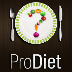 The ProDiet app is available on the iPhone