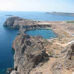 Great for snorkelling and snapping a photo of the picturesque views, St Paul's Bay in Lindos is described by a TripAdvisor user as being an 