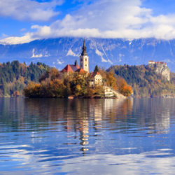 Lake Bled Church - Bled, Slovenia