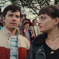 Asa Butterfield and Emma Mackey in Sex Education / Picture Credit: Netflix