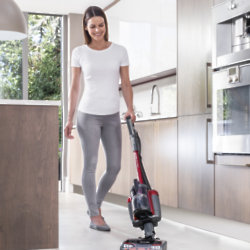 Vacuuming with a smile isn't something I thought anybody really did...