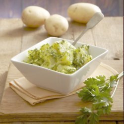 Spuds with Parsley Pesto