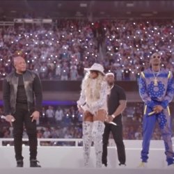 Hip-hop royalty teamed up for one of the best Super Bowl Halftime Shows of all time