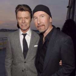 The Edge & David Bowie. We Like This Picture