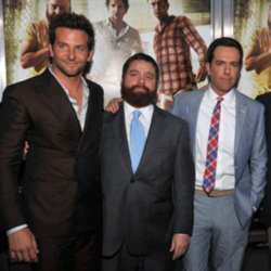 Bradley Cooper, Zach Galifianakis, Ed Helms & Todd Philips