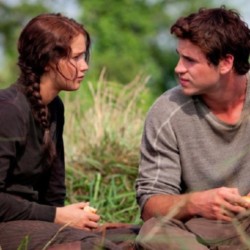 Jennifer Lawrence plays Katniss Everdeen in the film 