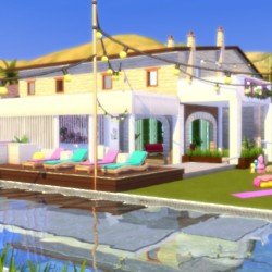 The Love Island villa has been recreated in The Sims 4