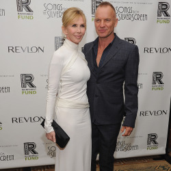 Trudie Styler with her husband, Sting 