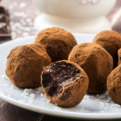 Vegan Chocolate Coconut Truffles
