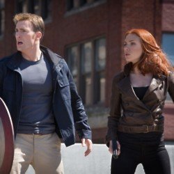 Chris Evans and Scarlett Johansson in Captain America: The Winter Soldier / Picture Credit: Marvel Studios