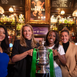 BT Sport presenter Reshmin Chowdhury, ex-England international Rachel Brown-Finnis, Arsenal's Danielle Carter and Reading's Fara Williams