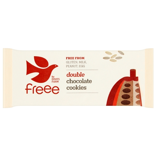 FREEE Double Chocolate Cookies- Ocado and freee-foods.co.uk