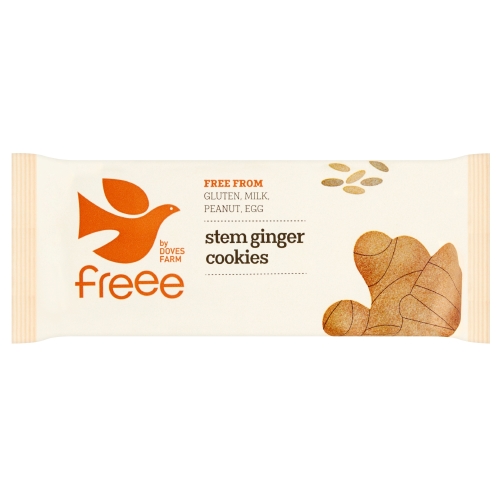 FREEE Stem Ginger Cookies- Ocado and freee-foods.co.uk
