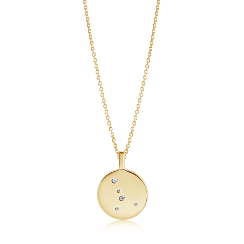 Sif Jacobs Gold Cancer Pendant, £105